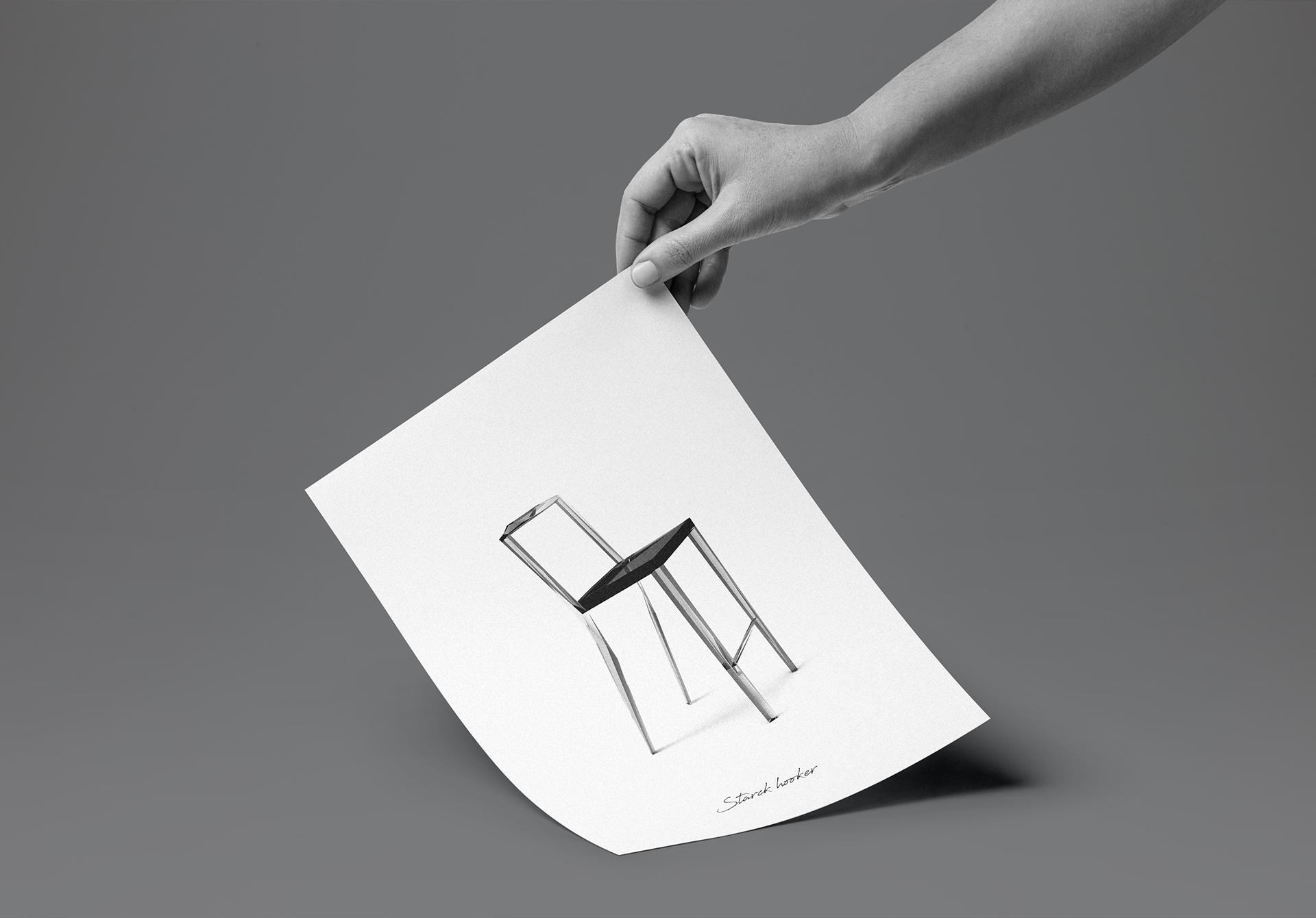Hand drawn，chair，industrial design，