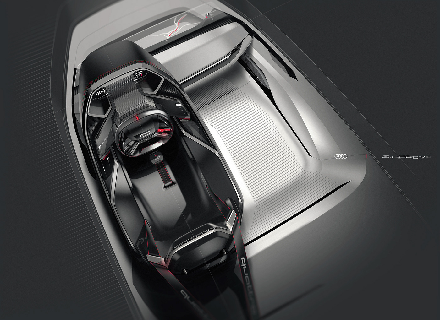 audi，PB18，audi，Electric，concept，Sports car，Automotive interior，