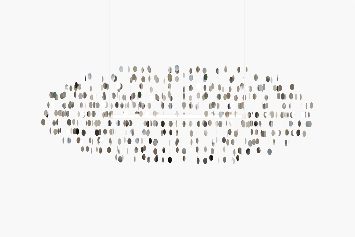 Art，Cloud，Lampshade，Nylon thread，stainless steel，