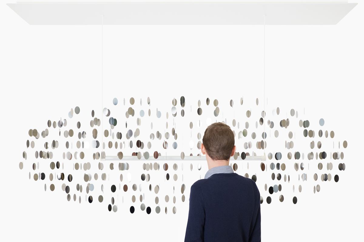 Art，Cloud，Lampshade，Nylon thread，stainless steel，