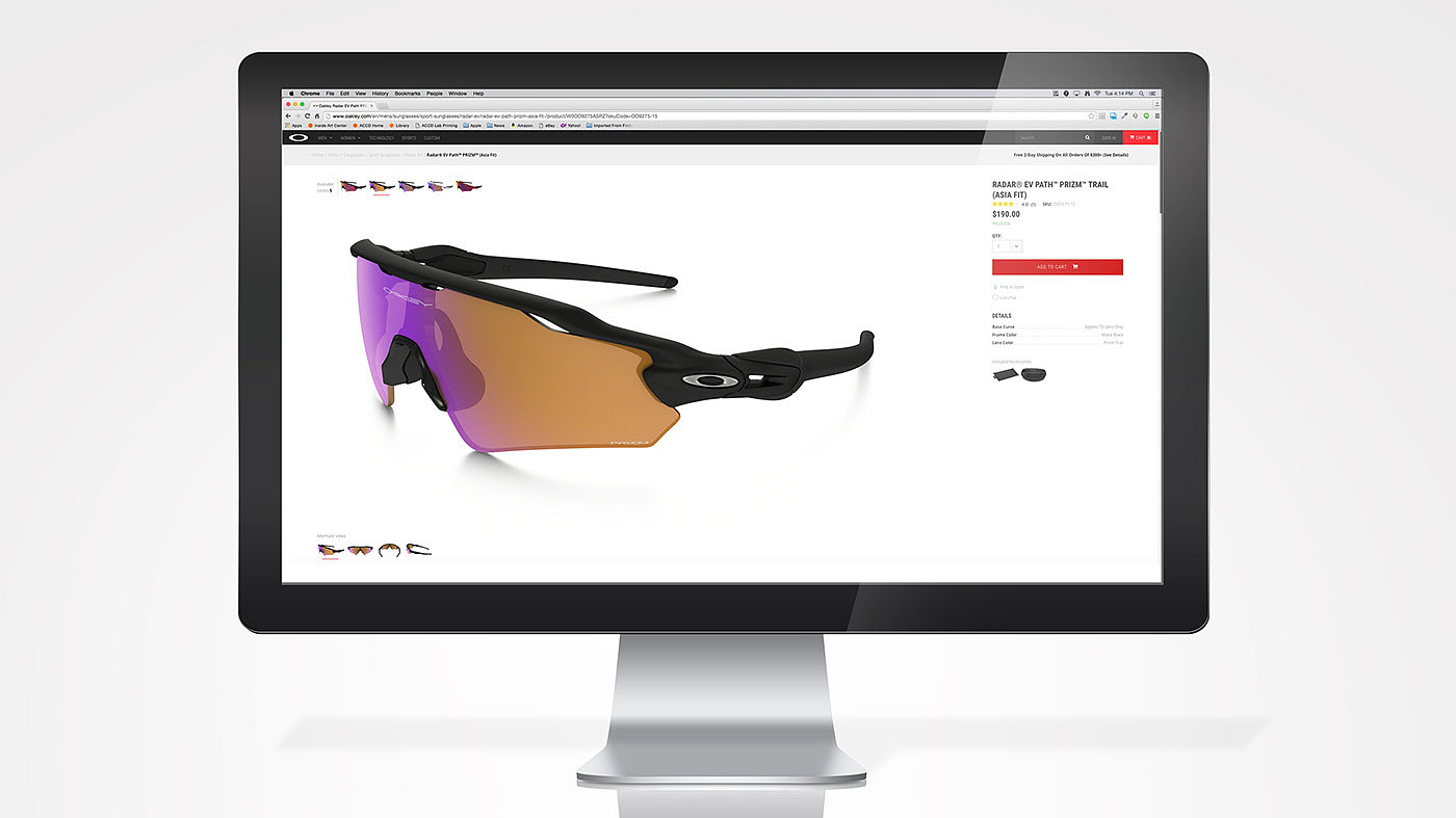 Prizm ™，Oakley Radar EV，glasses，motion，outdoors，Andy Uhm，