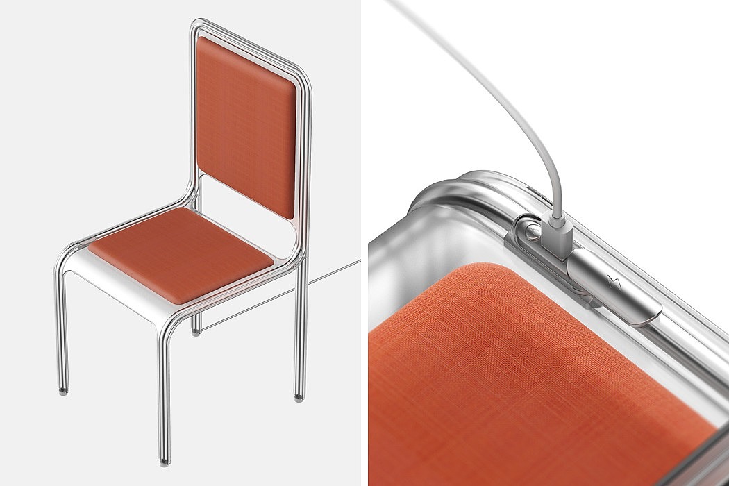 furniture design ，Tube Chair，