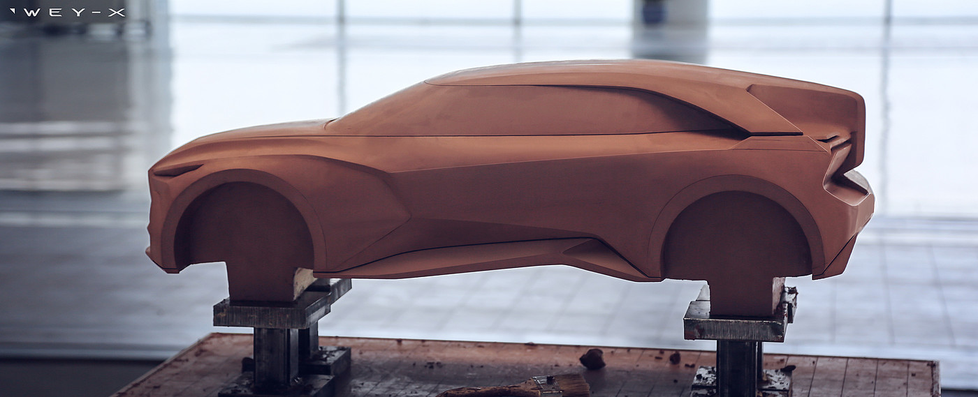Hand drawn，Automobile design，