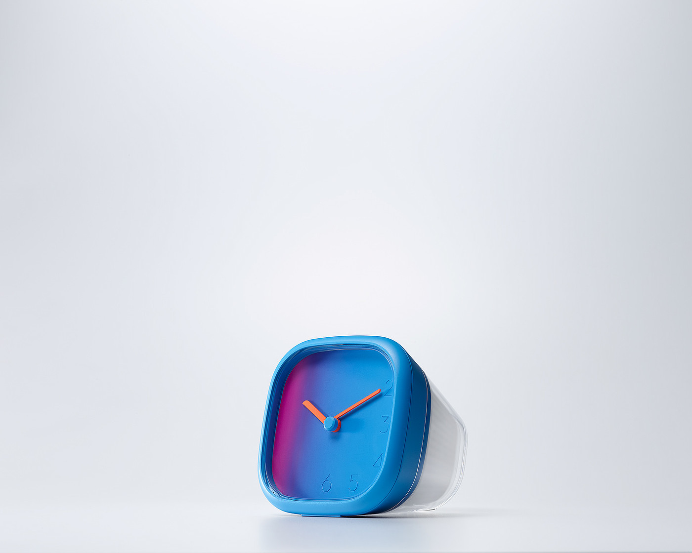 bkid，Clock，blue，intelligence，