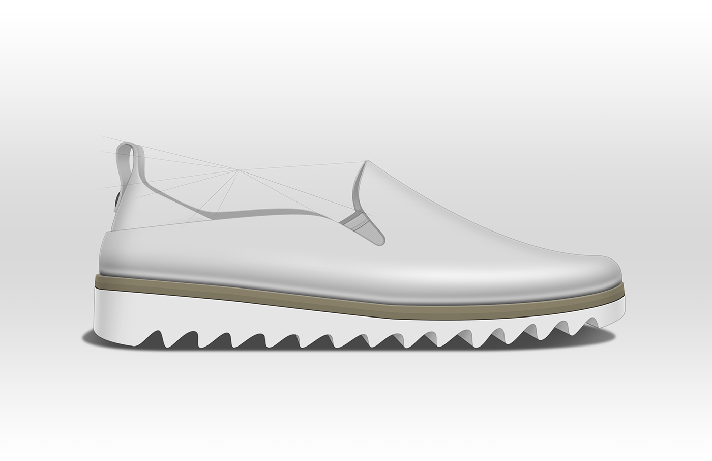 shoes，concise，comfortable，Seamless upper，white，