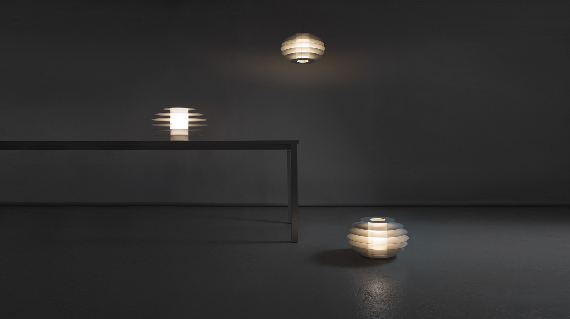 white，Plastic，Lamp design，rota，