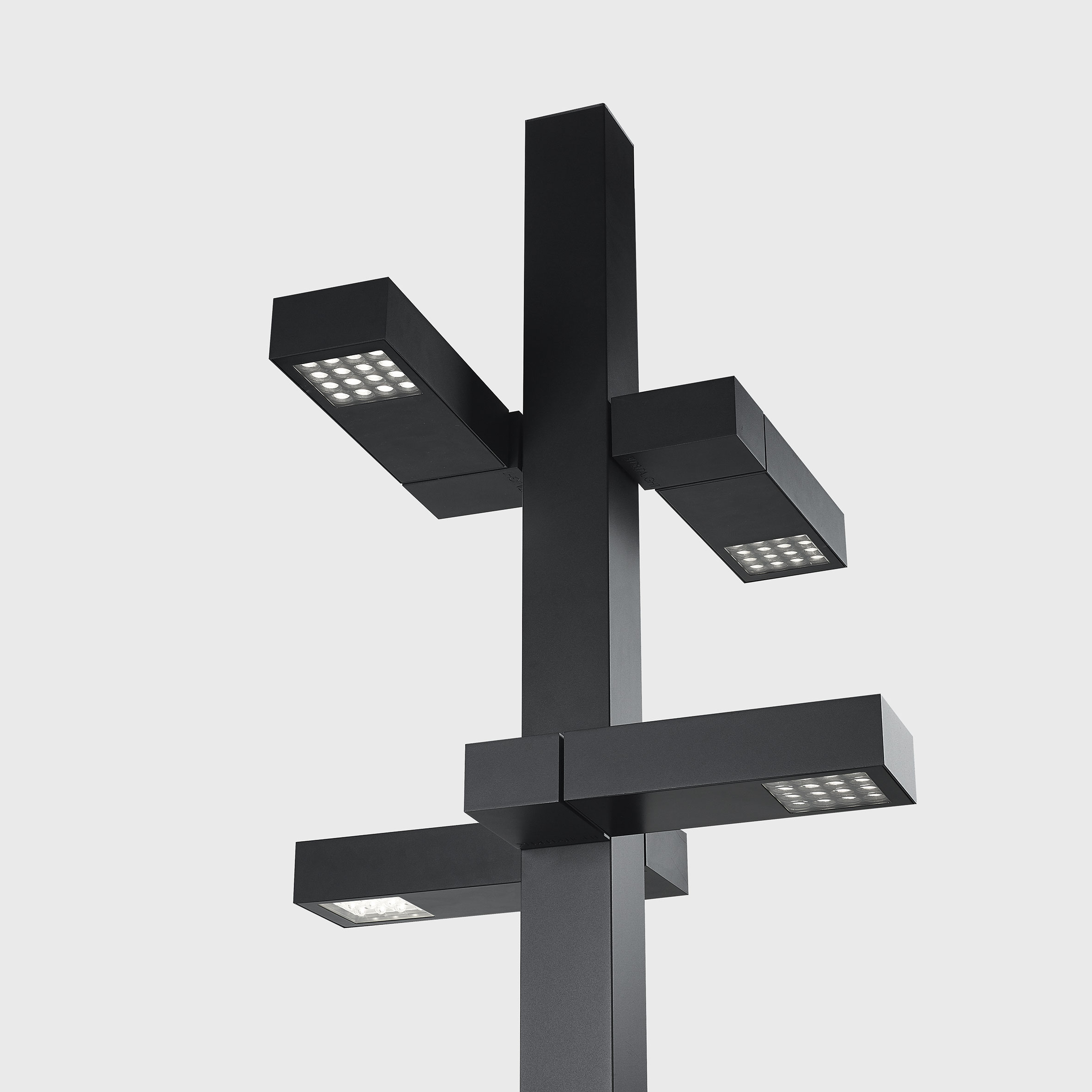 led，black，street lamp，Polack，