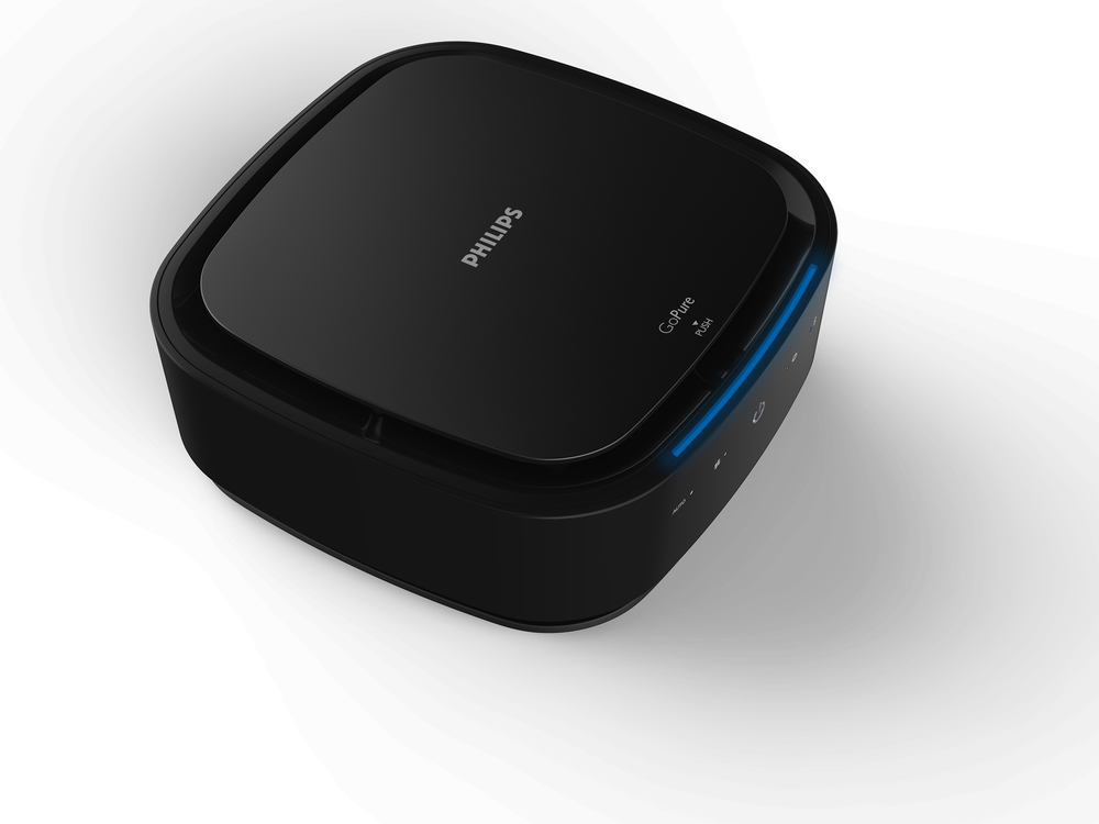 2018 red dot award，product design，philips，Automobile air purifier，