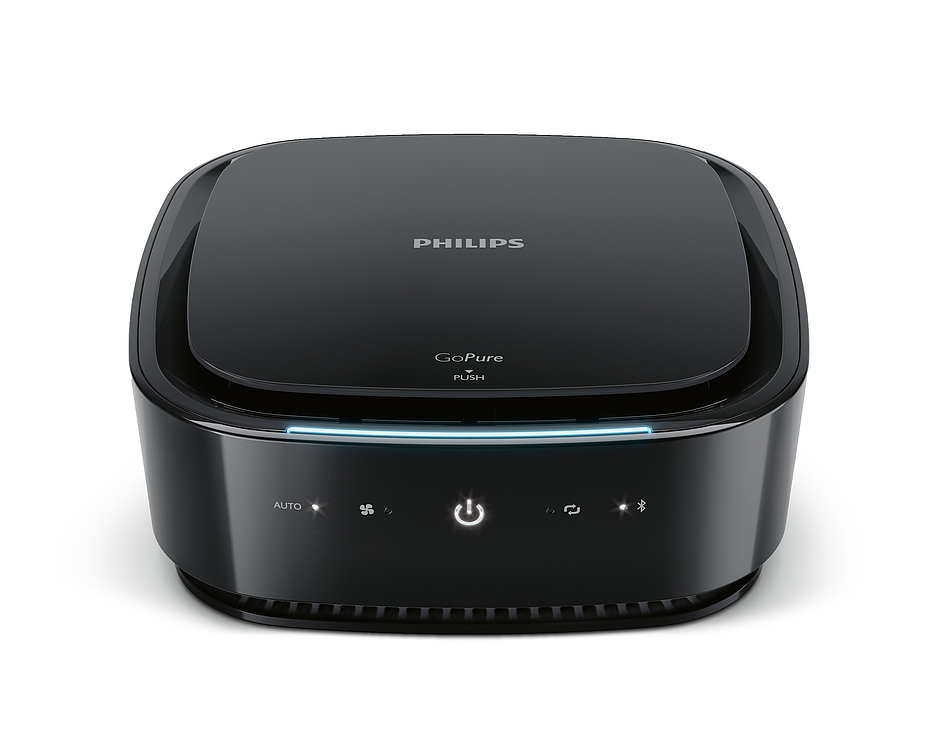 2018 red dot award，product design，philips，Automobile air purifier，