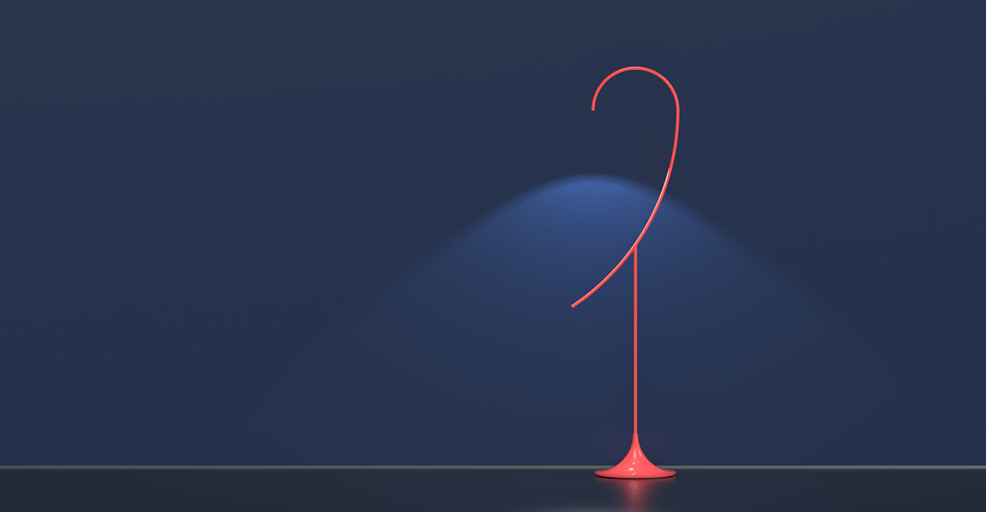 Home Furnishing，Flamingo，Floor Lamp，Flamingo，Floor lamp，Pink，