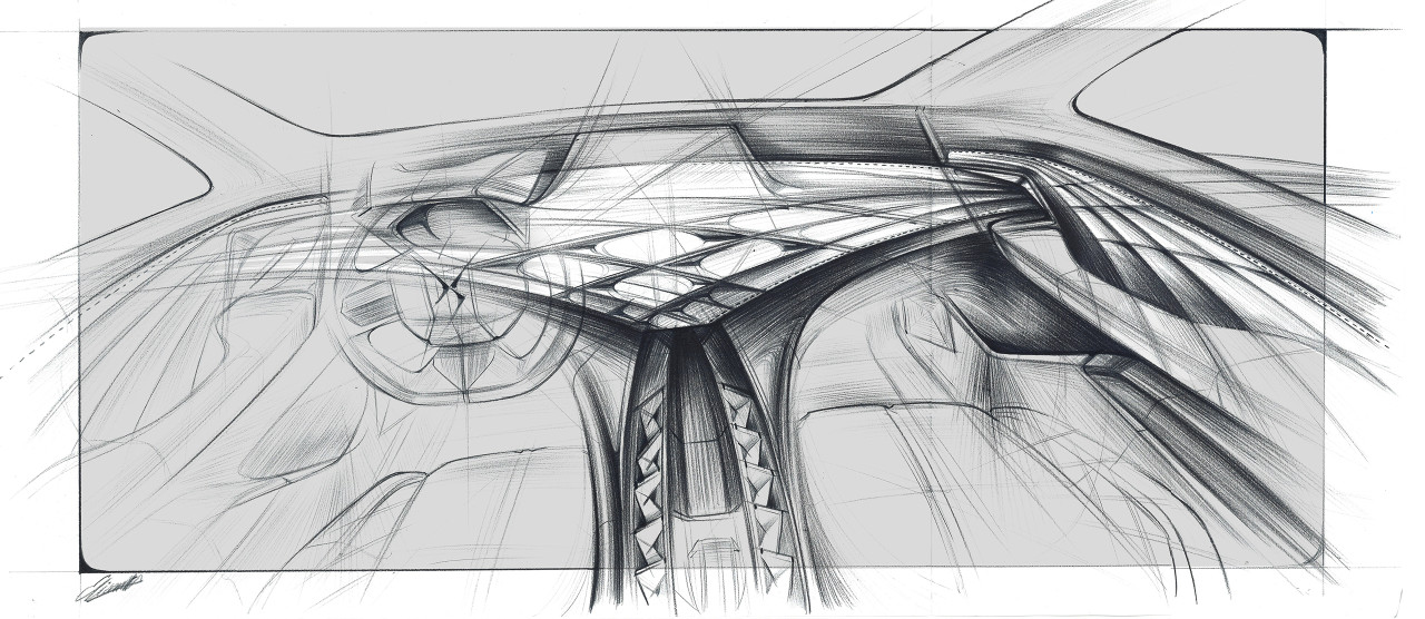 sketch，vehicle，DS3 Crossback，