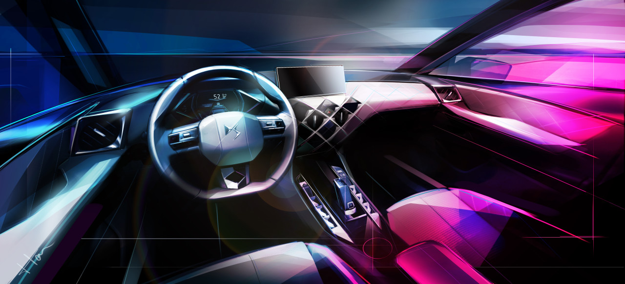 sketch，vehicle，DS3 Crossback，