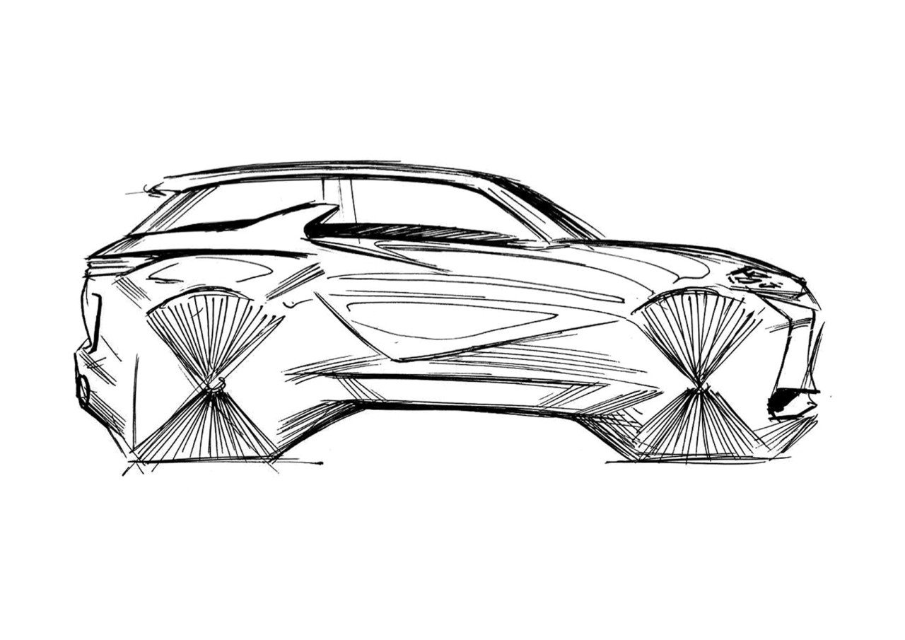 sketch，vehicle，DS3 Crossback，