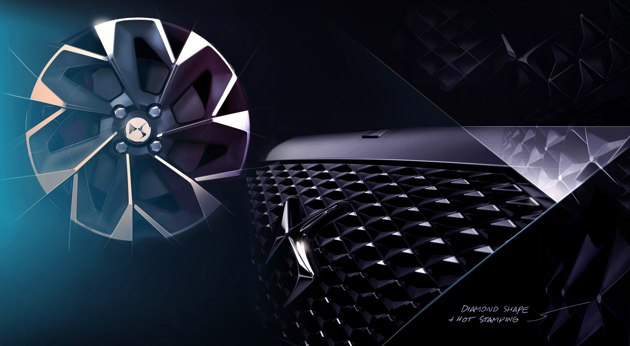 sketch，vehicle，DS3 Crossback，