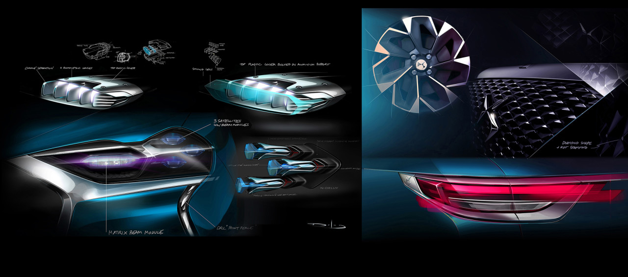 sketch，vehicle，DS3 Crossback，
