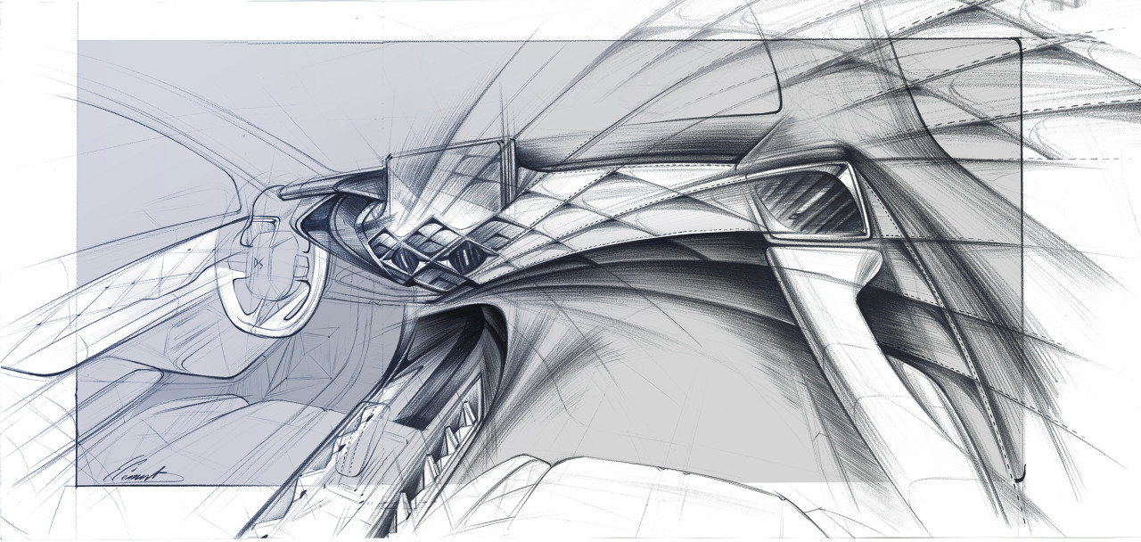 sketch，vehicle，DS3 Crossback，