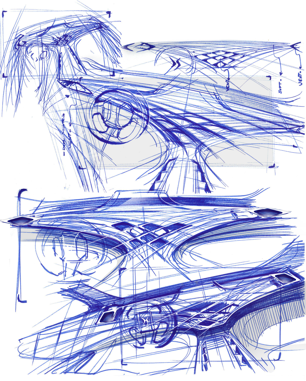 sketch，vehicle，DS3 Crossback，