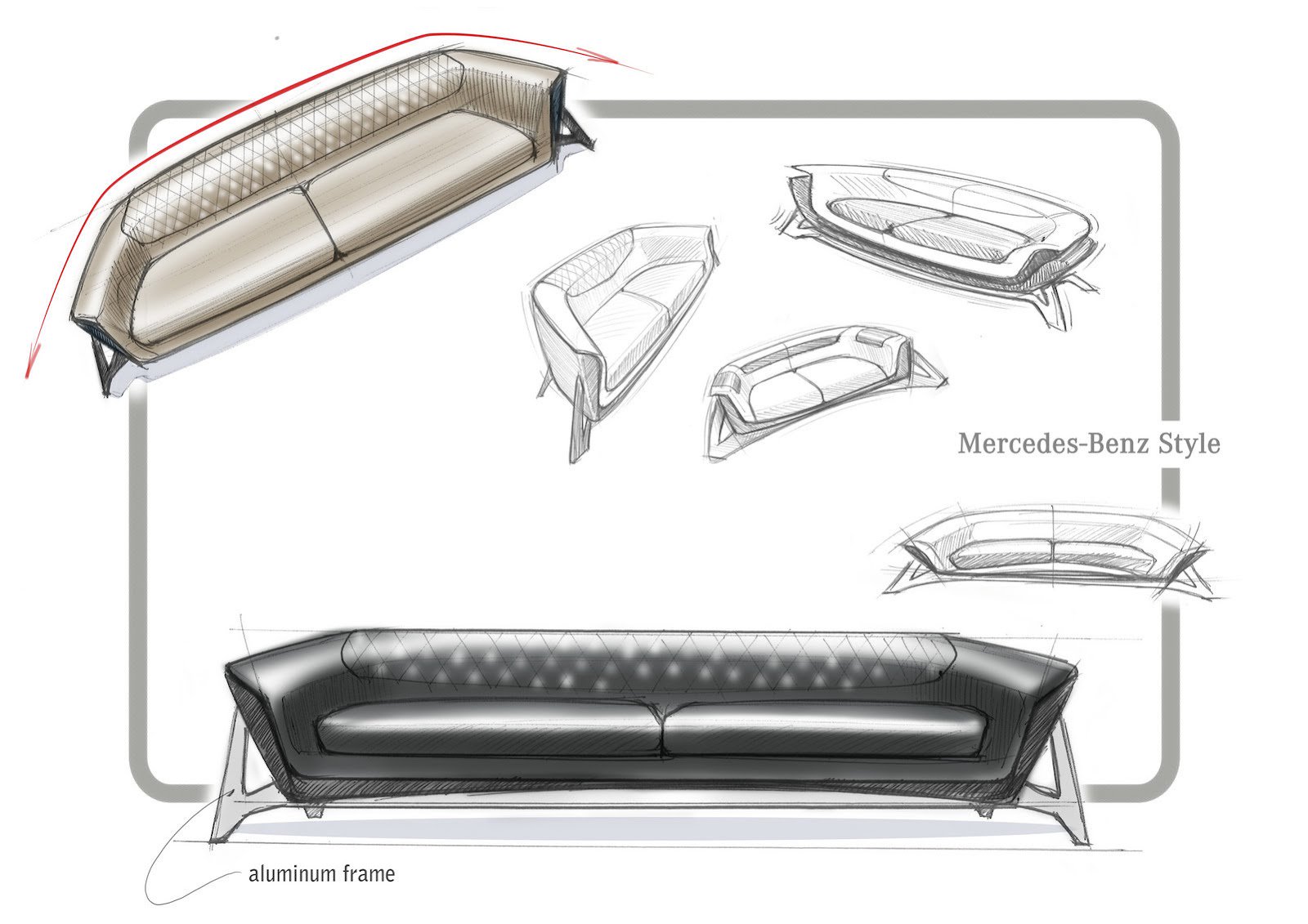 chair，deck chair，sofa，Mercedes-Benz，furniture，