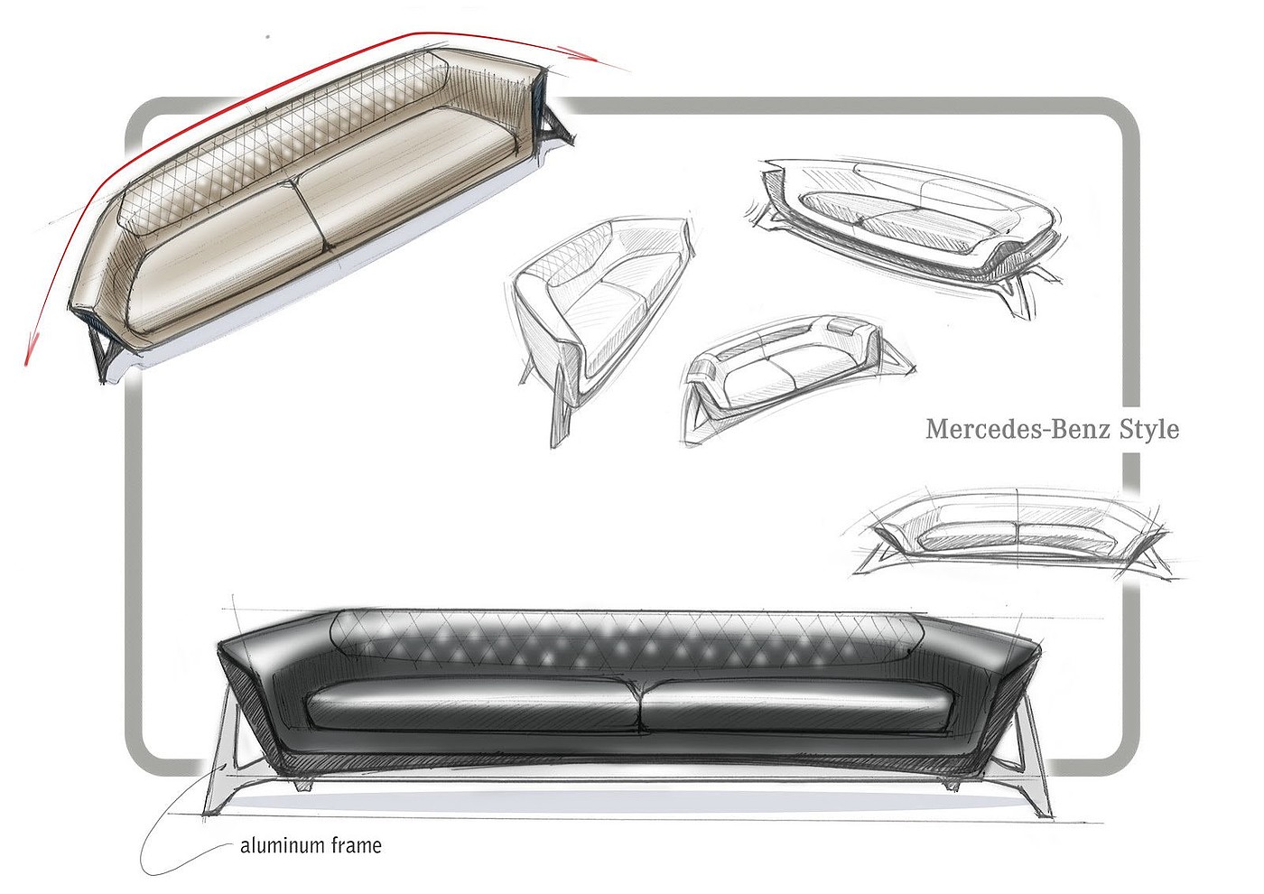 chair，deck chair，sofa，Mercedes-Benz，furniture，