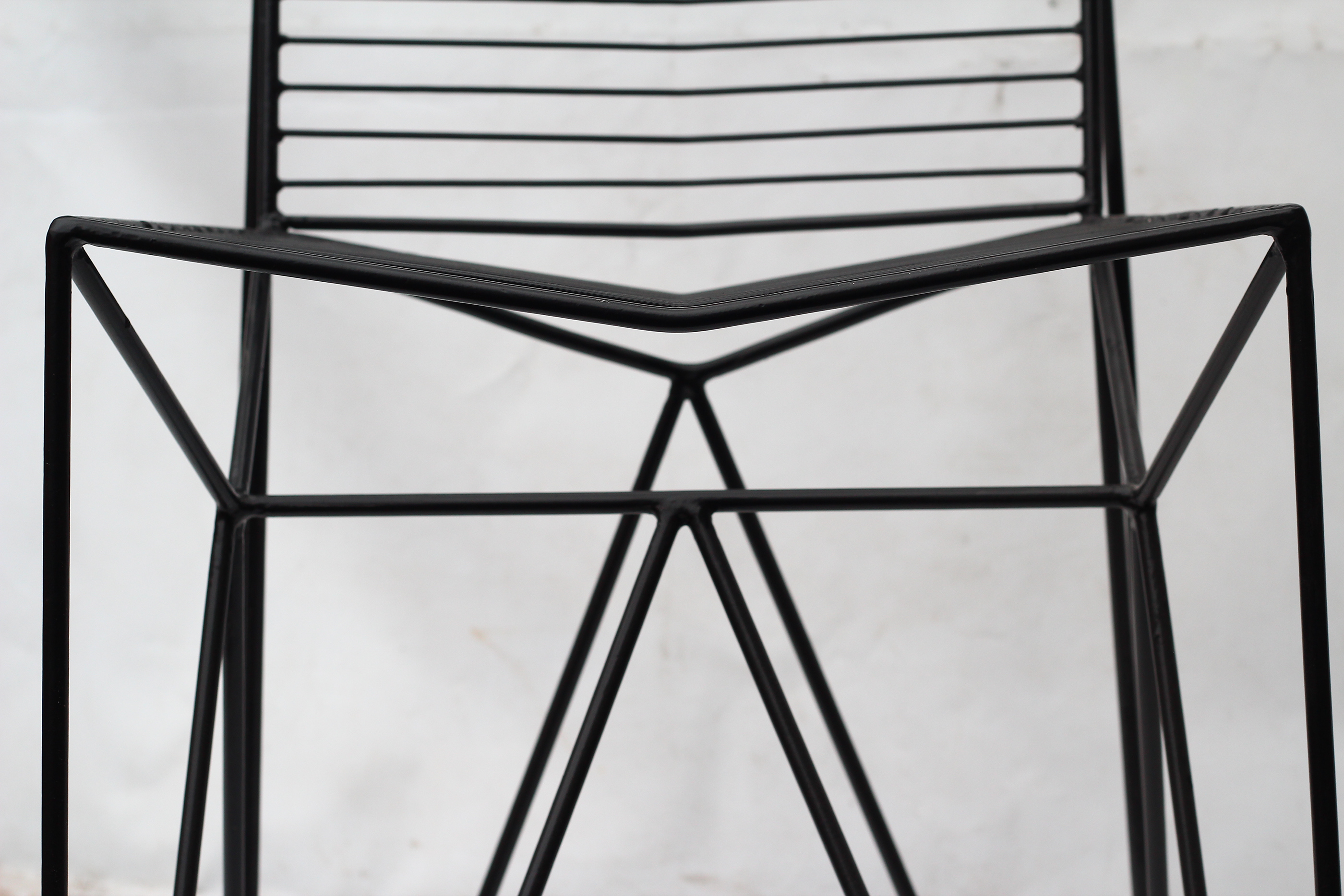 product design，Thorn-2，Metal bar chair，