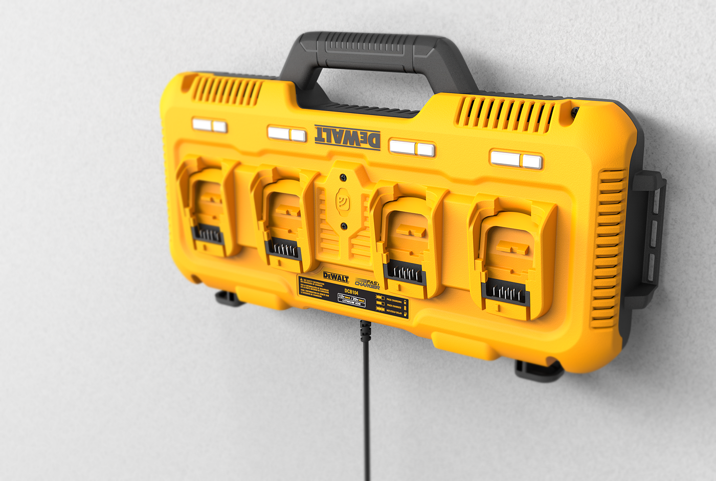 product design，Multi port synchronous fast charger，dewalt，