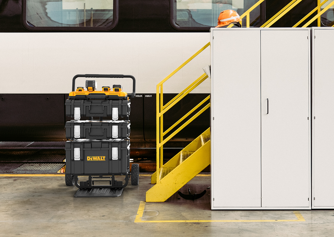 product design，Multi port synchronous fast charger，dewalt，