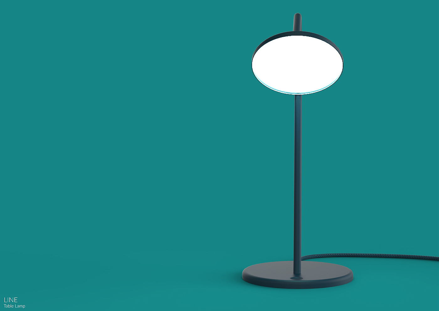 Metal，product design，Desk lamp，silhouette，