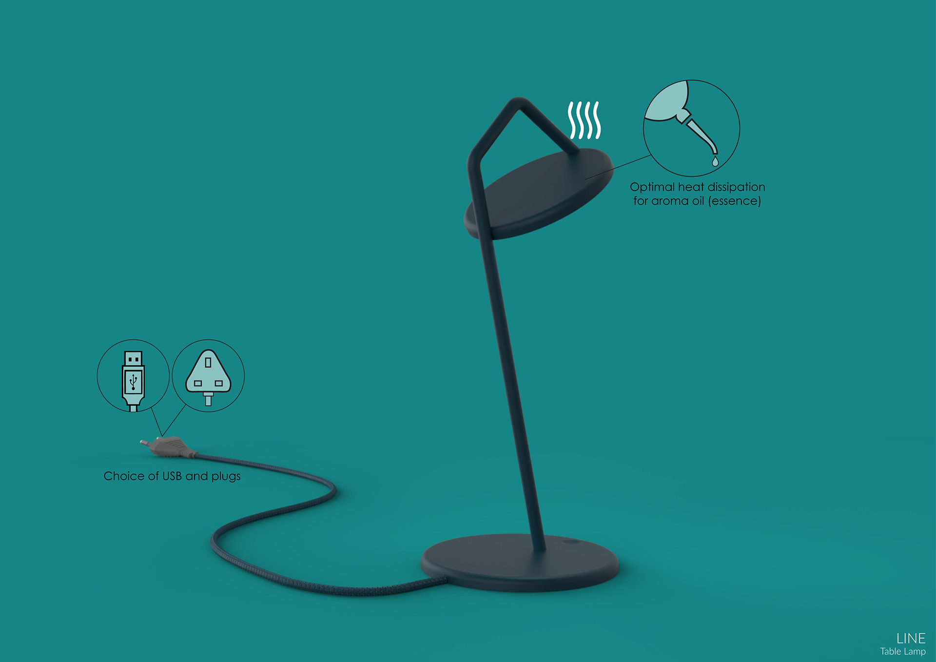 Metal，product design，Desk lamp，silhouette，