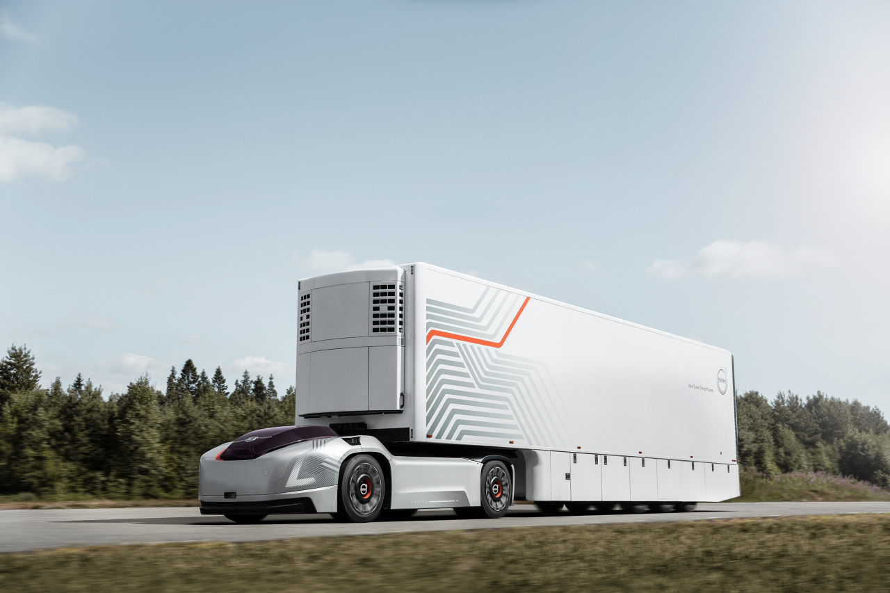 volvo，Driverless，trailer，concept，