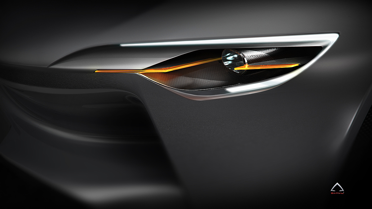 Automatic design，Sharp muscle lines，Air guide fin hole，Streamline shape，Performance SUV，