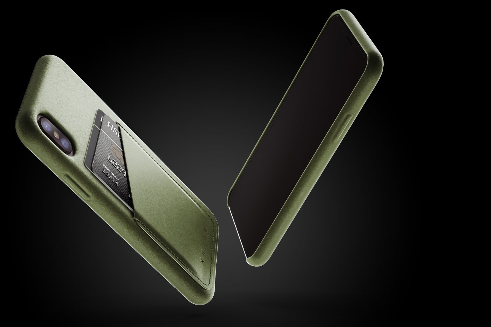 Italian leather，smart cover，wallet，Full Leather，iPhone Xs，