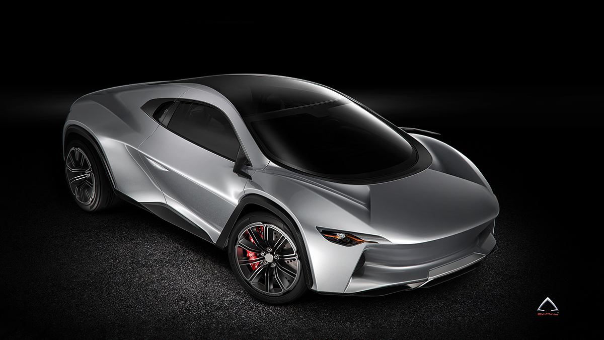 Automatic design，Sharp muscle lines，Air guide fin hole，Streamline shape，Performance SUV，