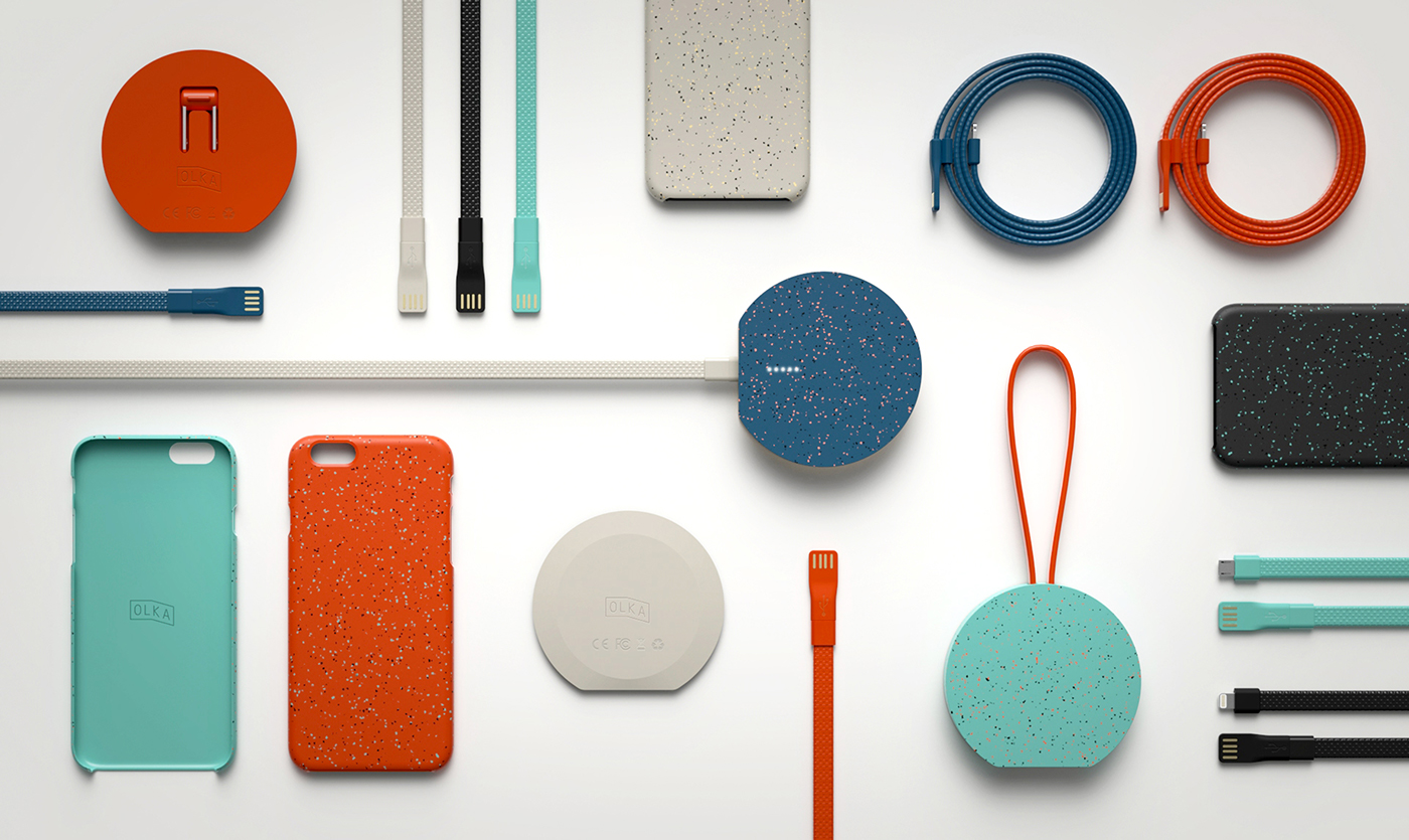 product design，industrial design，color，Mobile accessories，OLKA，