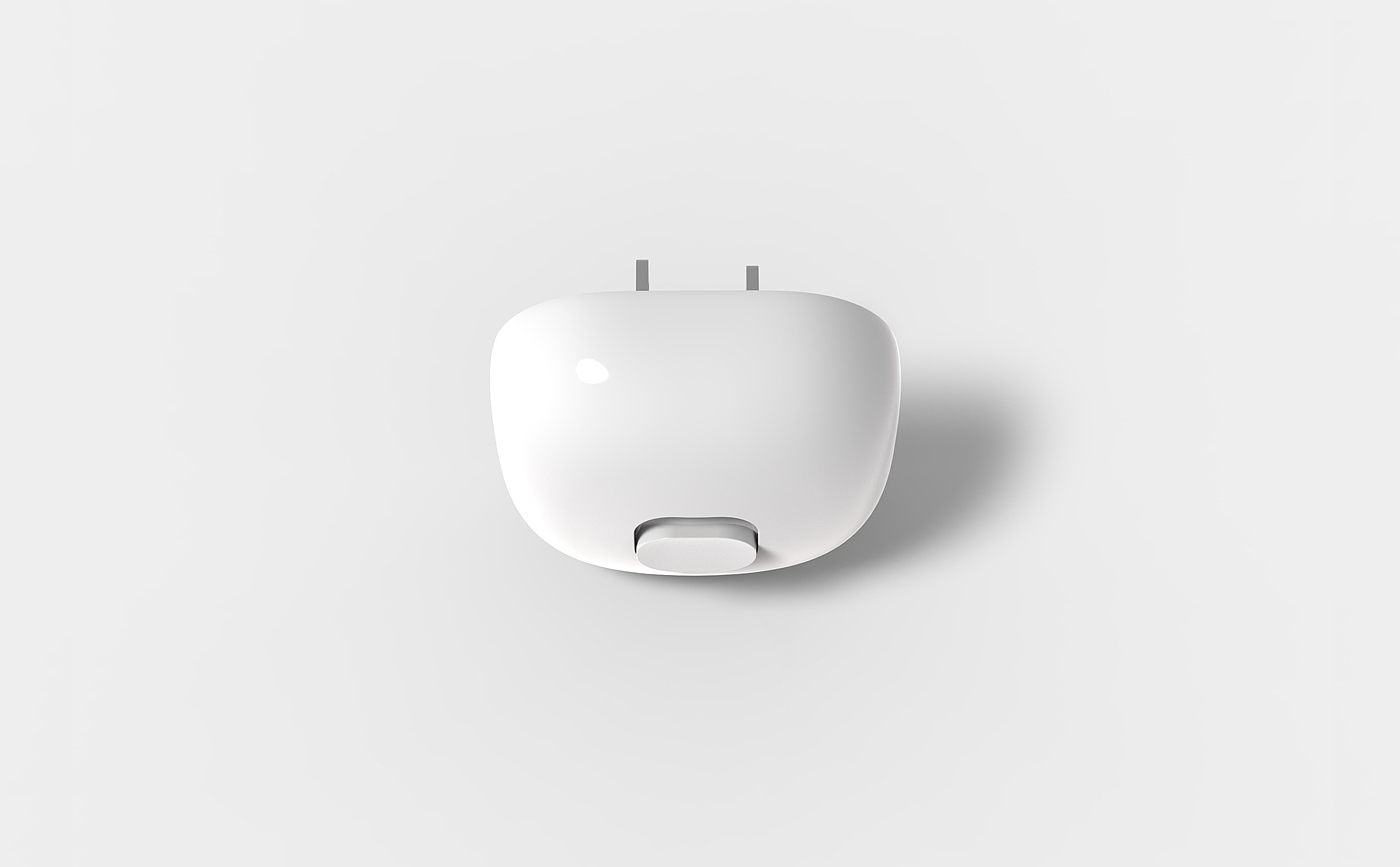product design，industrial design，white，polycarbonate，switch，emergency lamp，lamp，