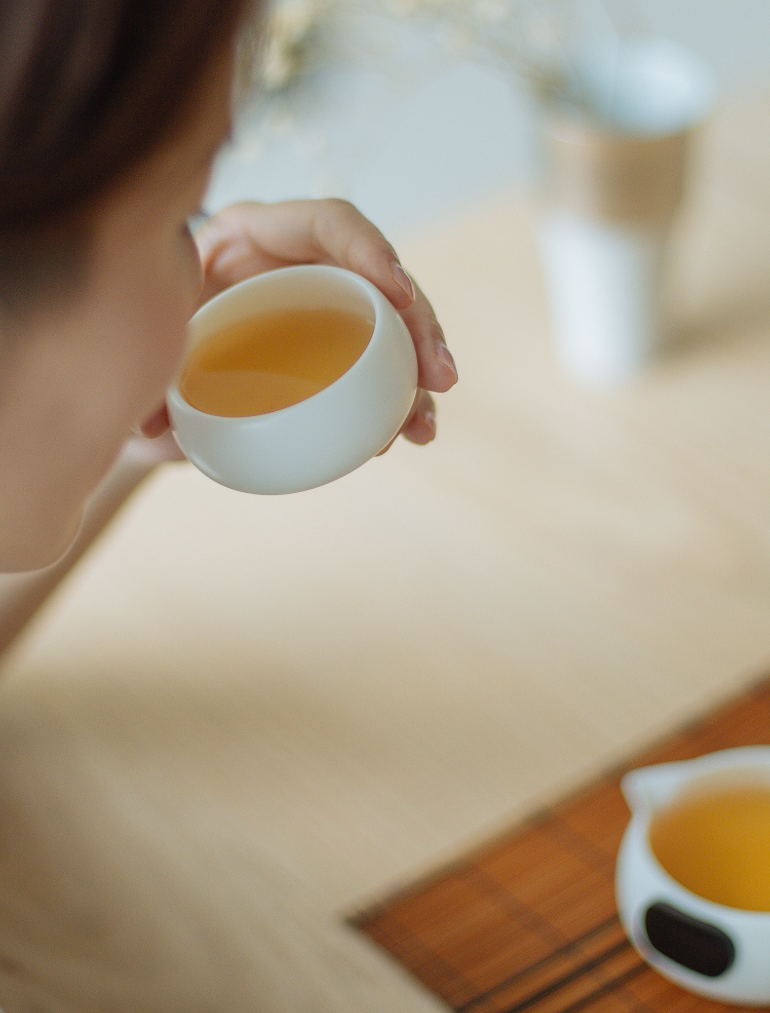 Home Furnishing，tea set，prodigy ，Kung Fu Tea，Design，White porcelain，