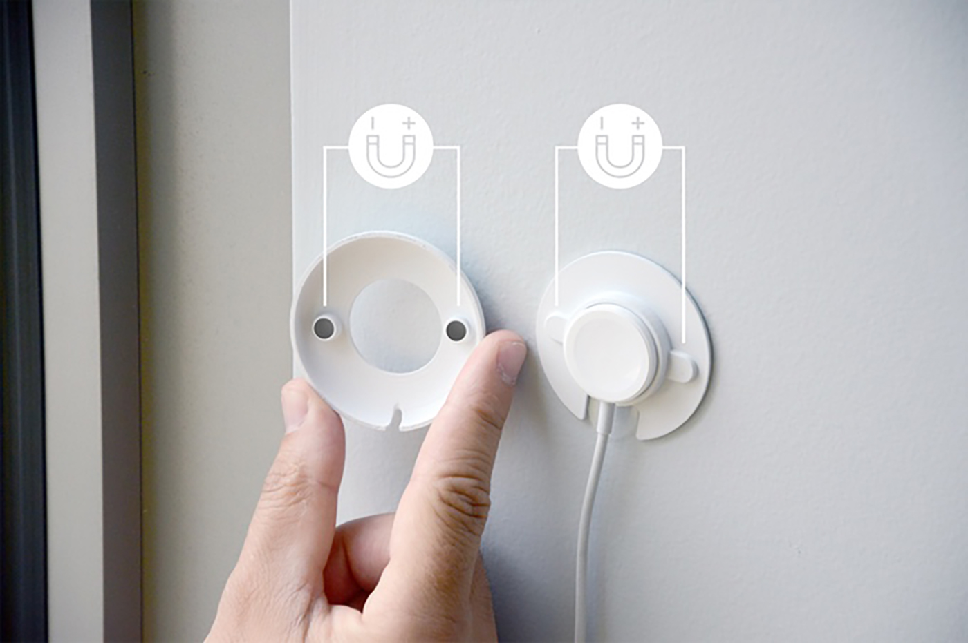 parts，white，sketch，Charger，Apple Watch，Charging Dock，Wall Mounted，Apple watch，