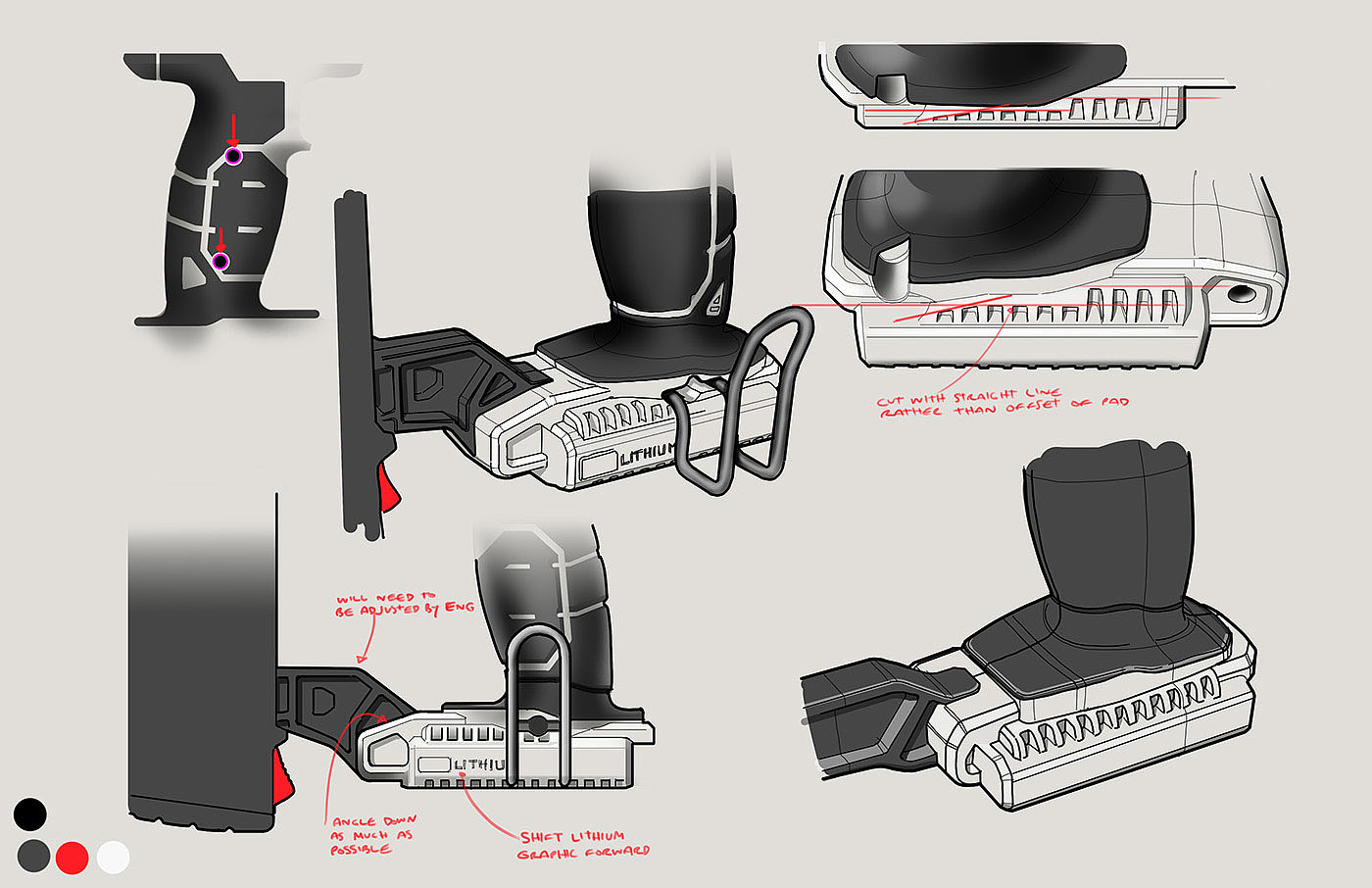 product design，industrial design，wireless，Nail gun，