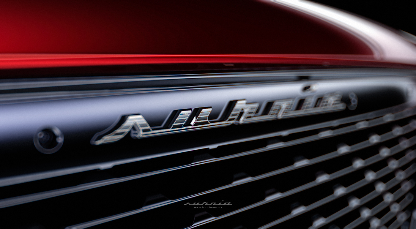 Lamp detail display，Simple and generous shape，Surface bump，Excellent performance，Concept Car，