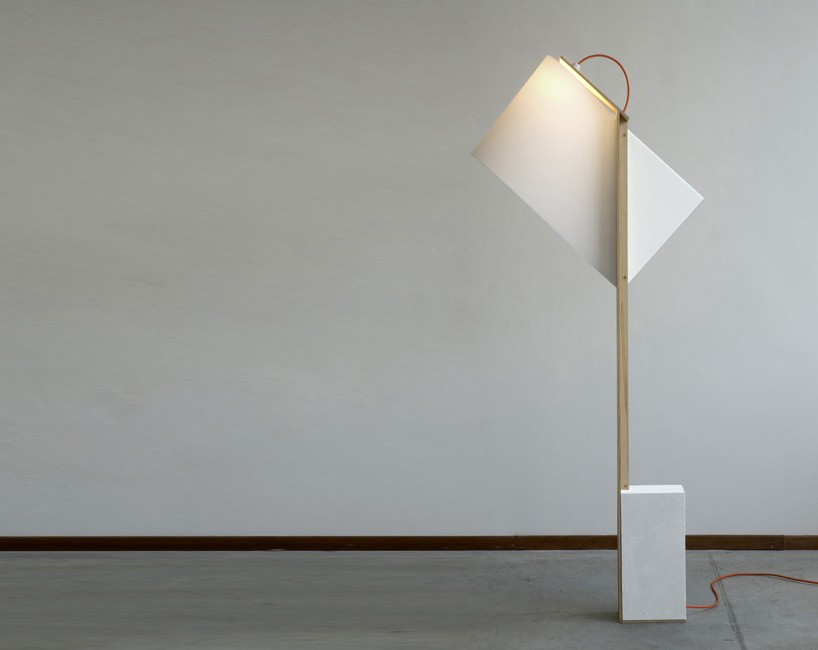 Milan，lamp，lighting，Concrete brick，board，Recycled plastics，
