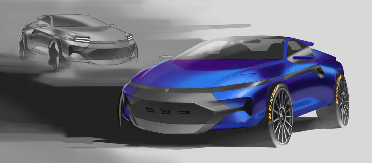 design sketch，sketch，automobile，Andre kirillo，