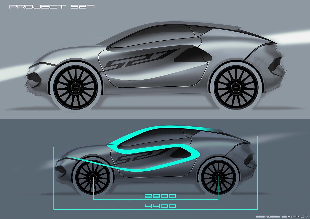 design sketch，sketch，automobile，Andre kirillo，