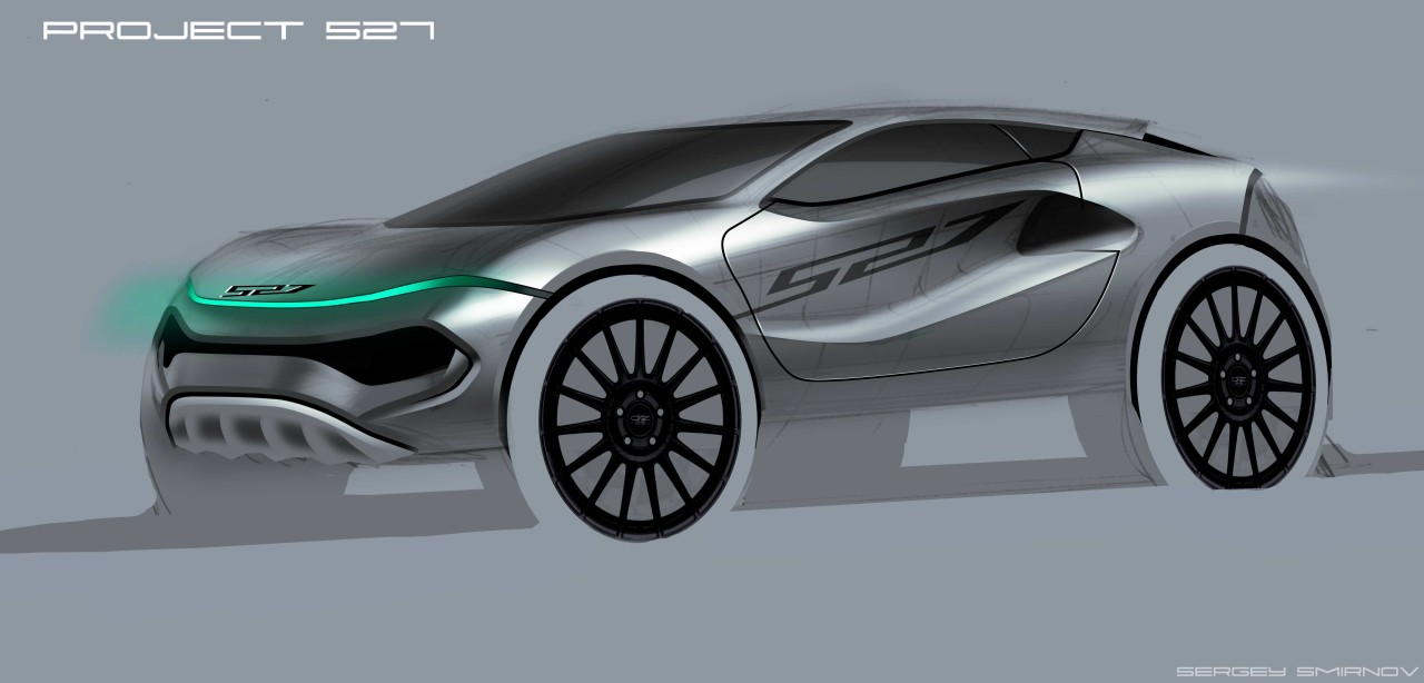 design sketch，sketch，automobile，Andre kirillo，