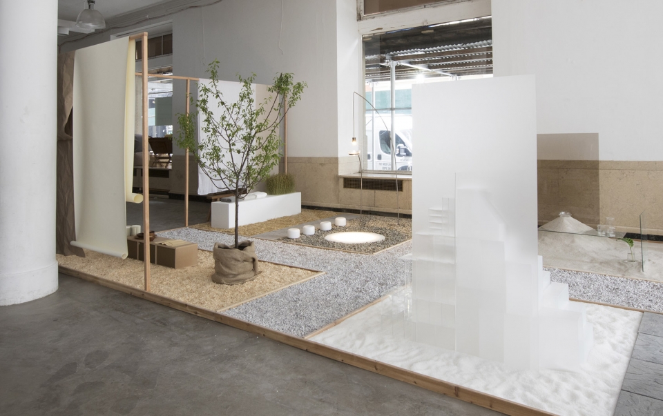 muji，tan，Model room，gardens，green，