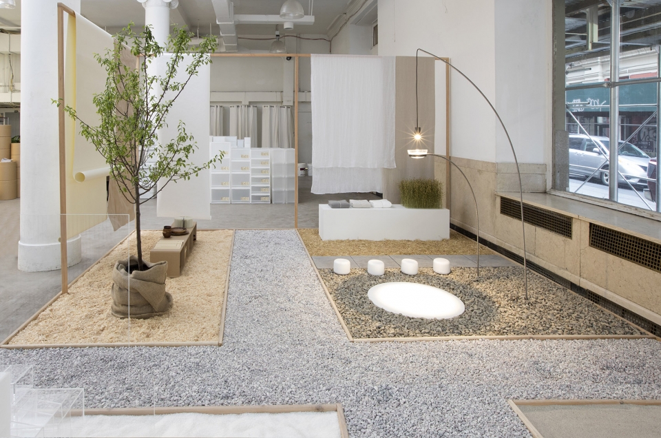 muji，tan，Model room，gardens，green，