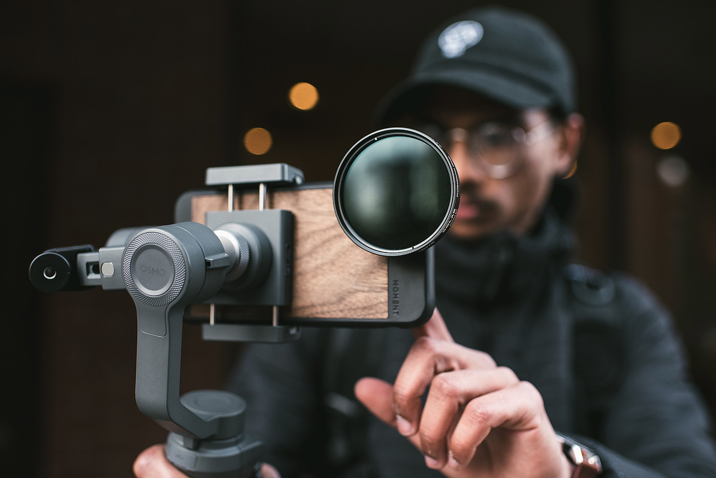 black，camera lens，Moment Filmmake，