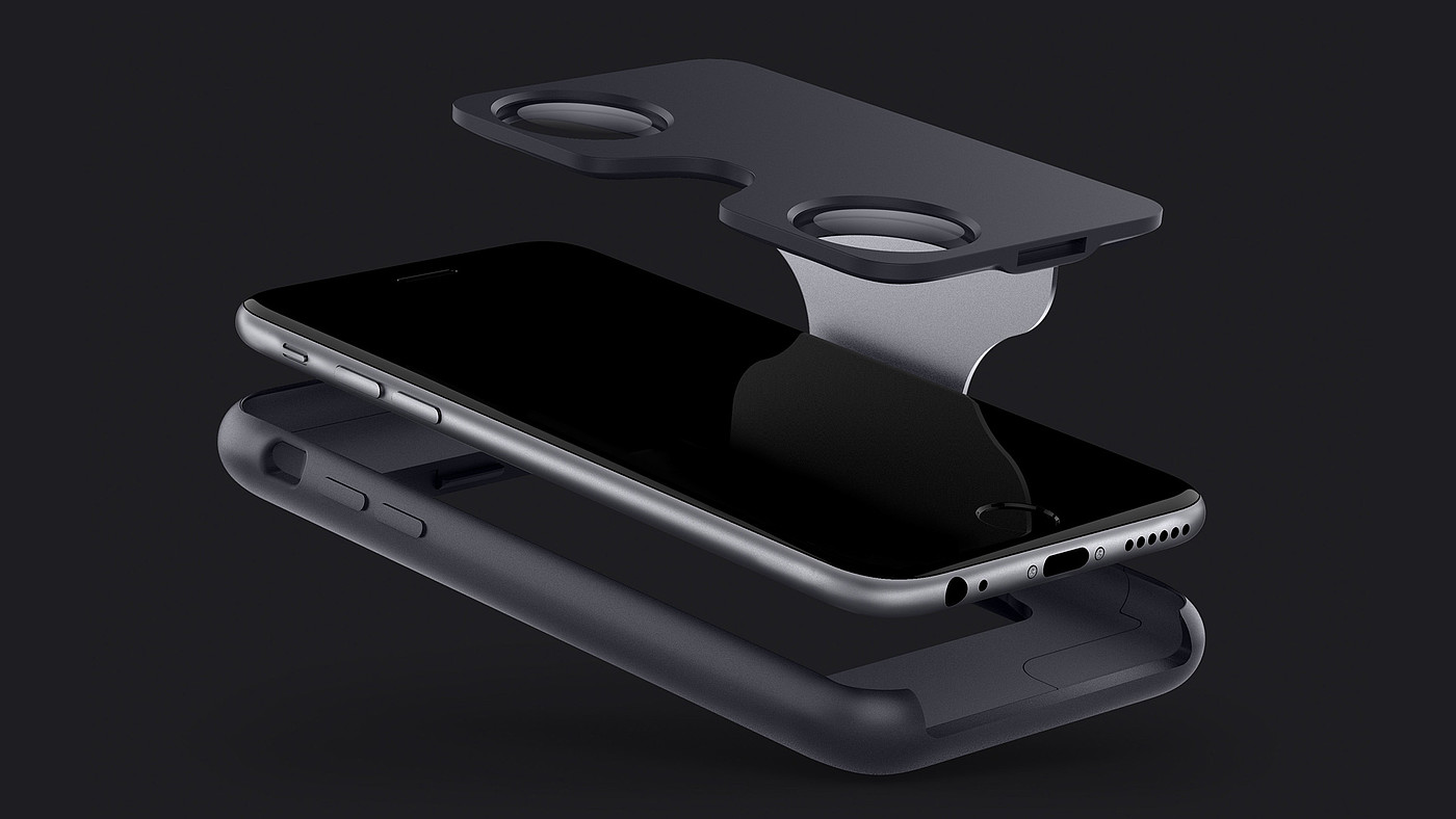 product design，VR & AR mobile phone case，