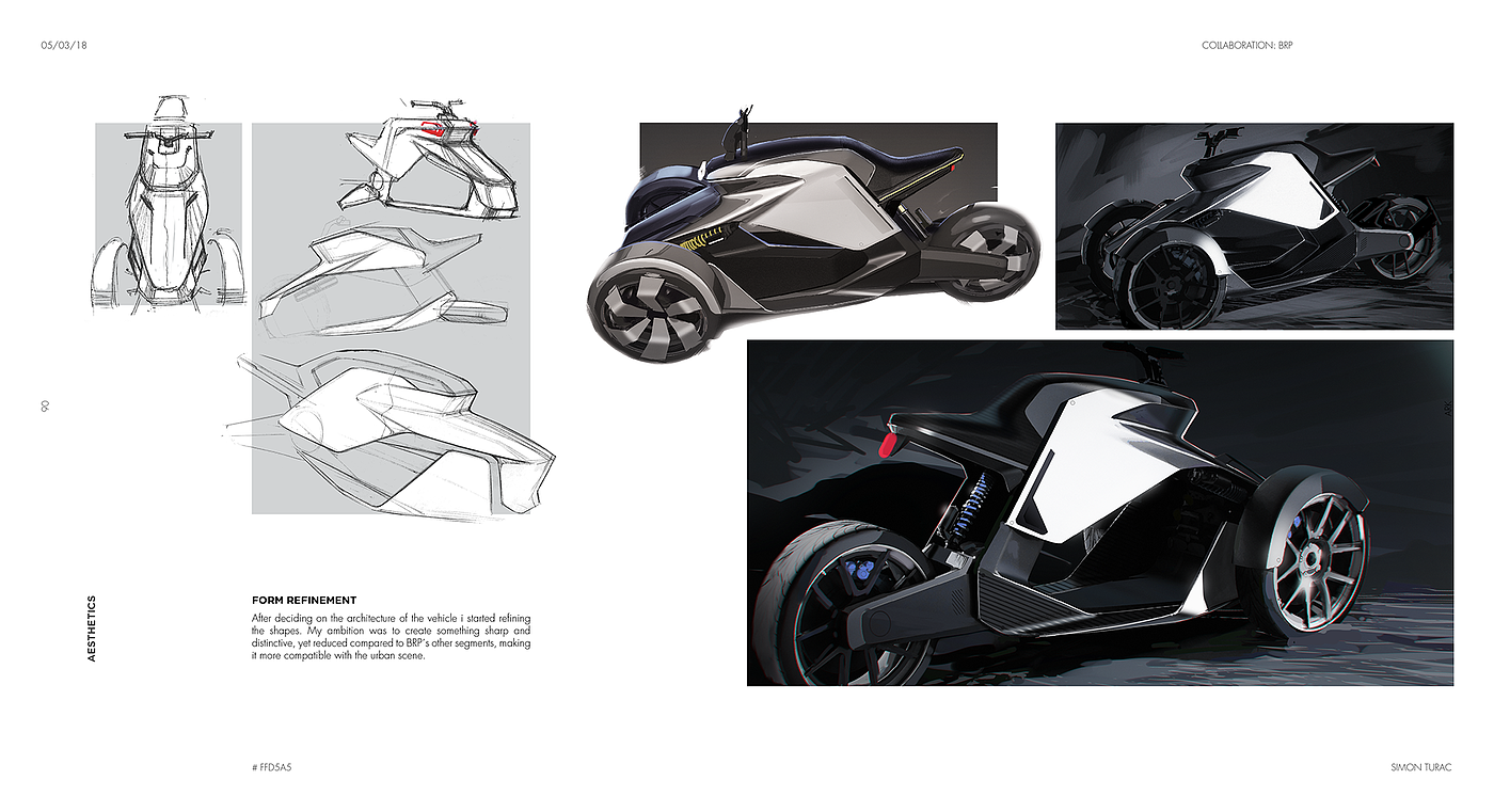 产品设计，摩托车设计，BRP _ARK，