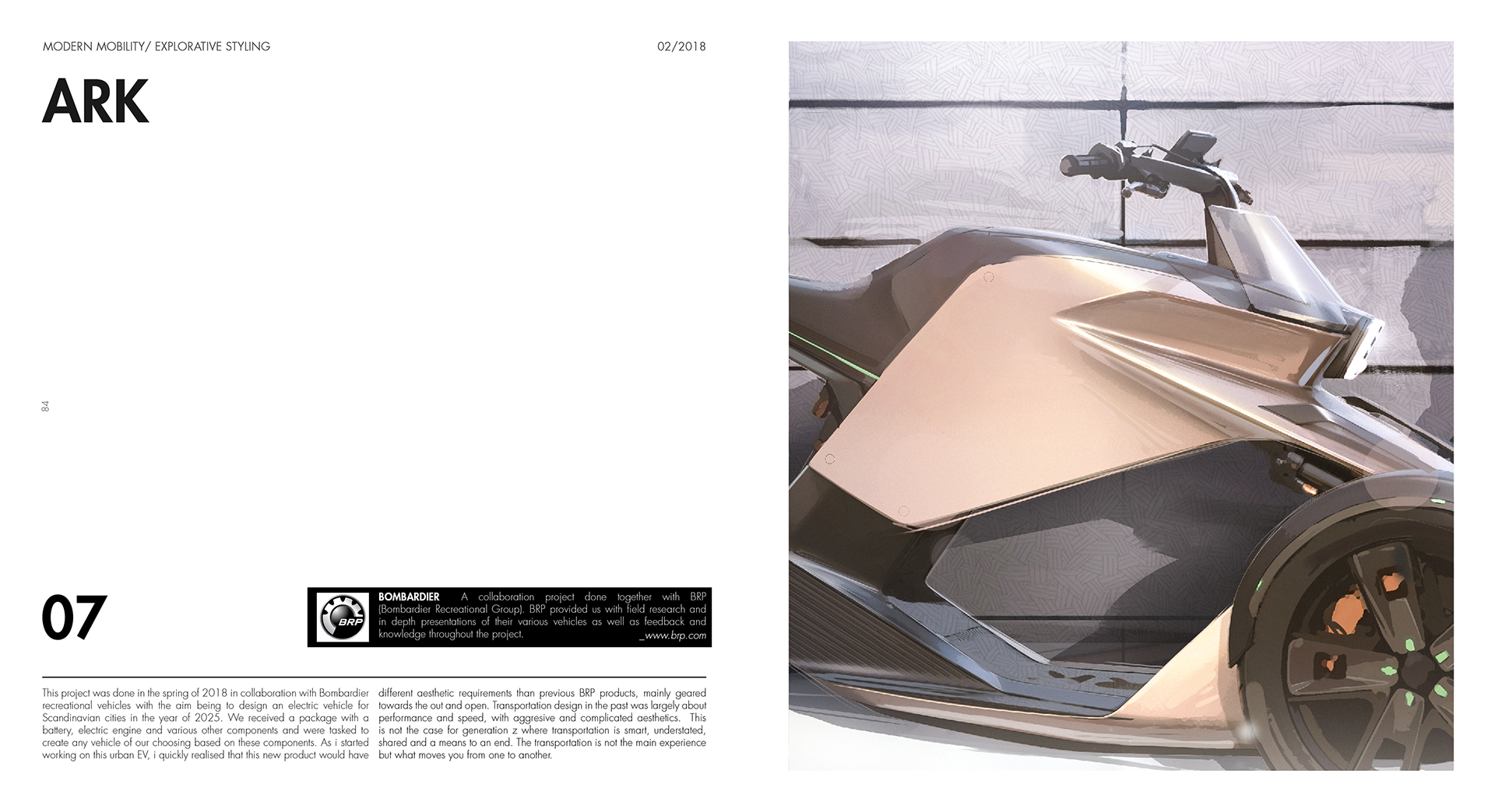 product design，Motorcycle design，_ARK BRP，