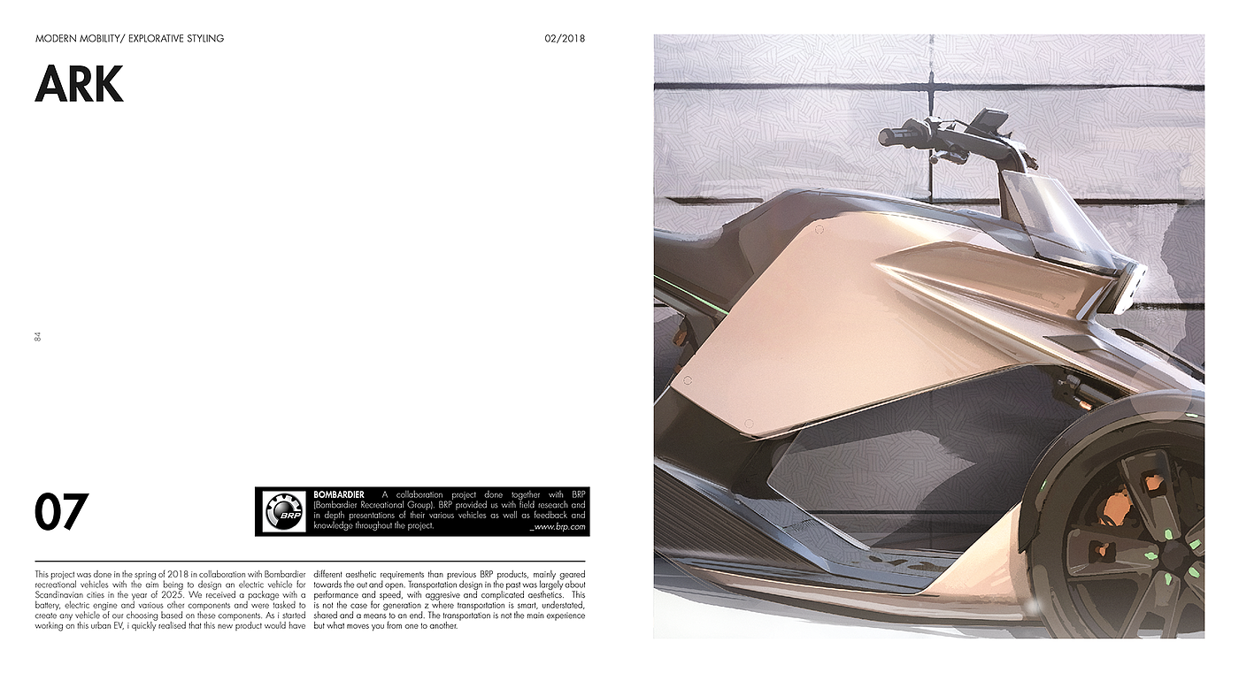 product design，Motorcycle design，_ARK BRP，