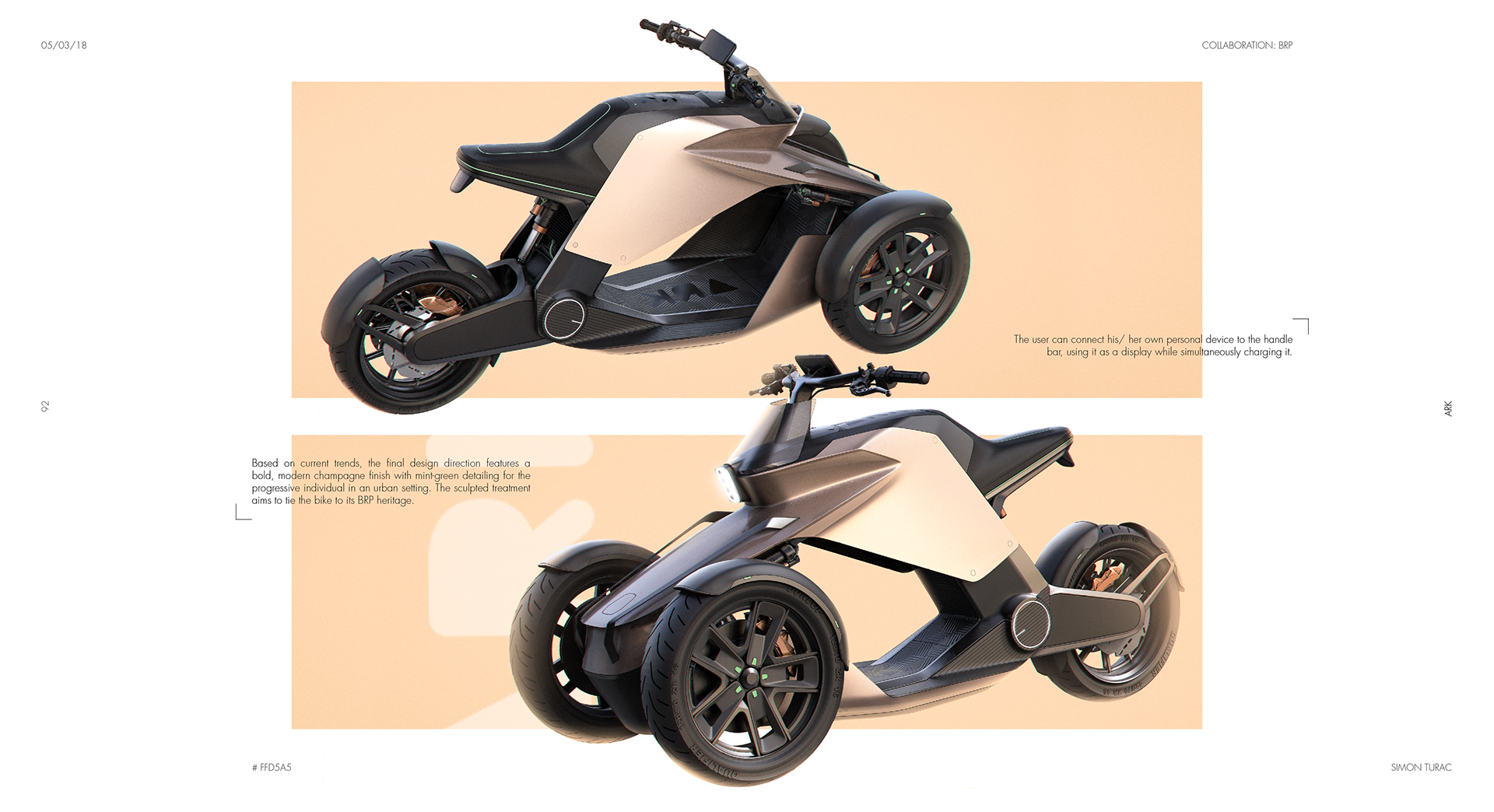 product design，Motorcycle design，_ARK BRP，